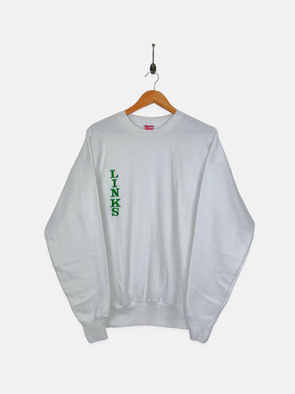 90's Golf Links Embroidered Vintage Sweatshirt Size L
