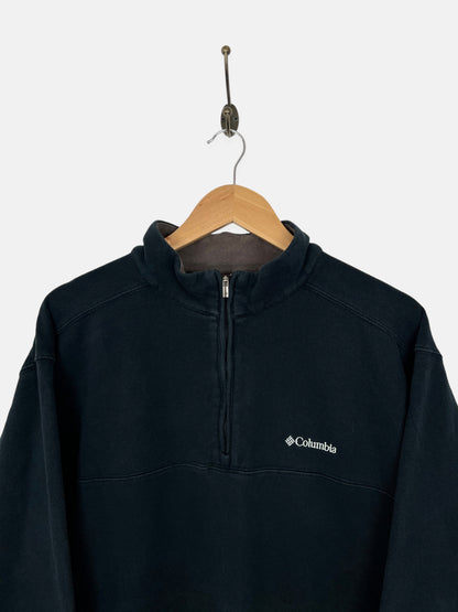 90's Columbia Embroidered Vintage Quarterzip Sweatshirt Size XL