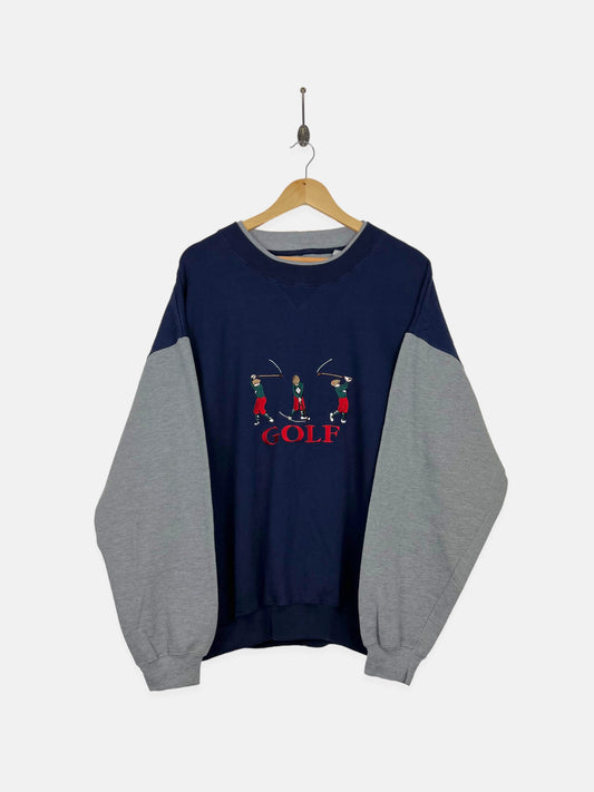 90's Golf Embroidered Vintage Sweatshirt Size XL-2XL