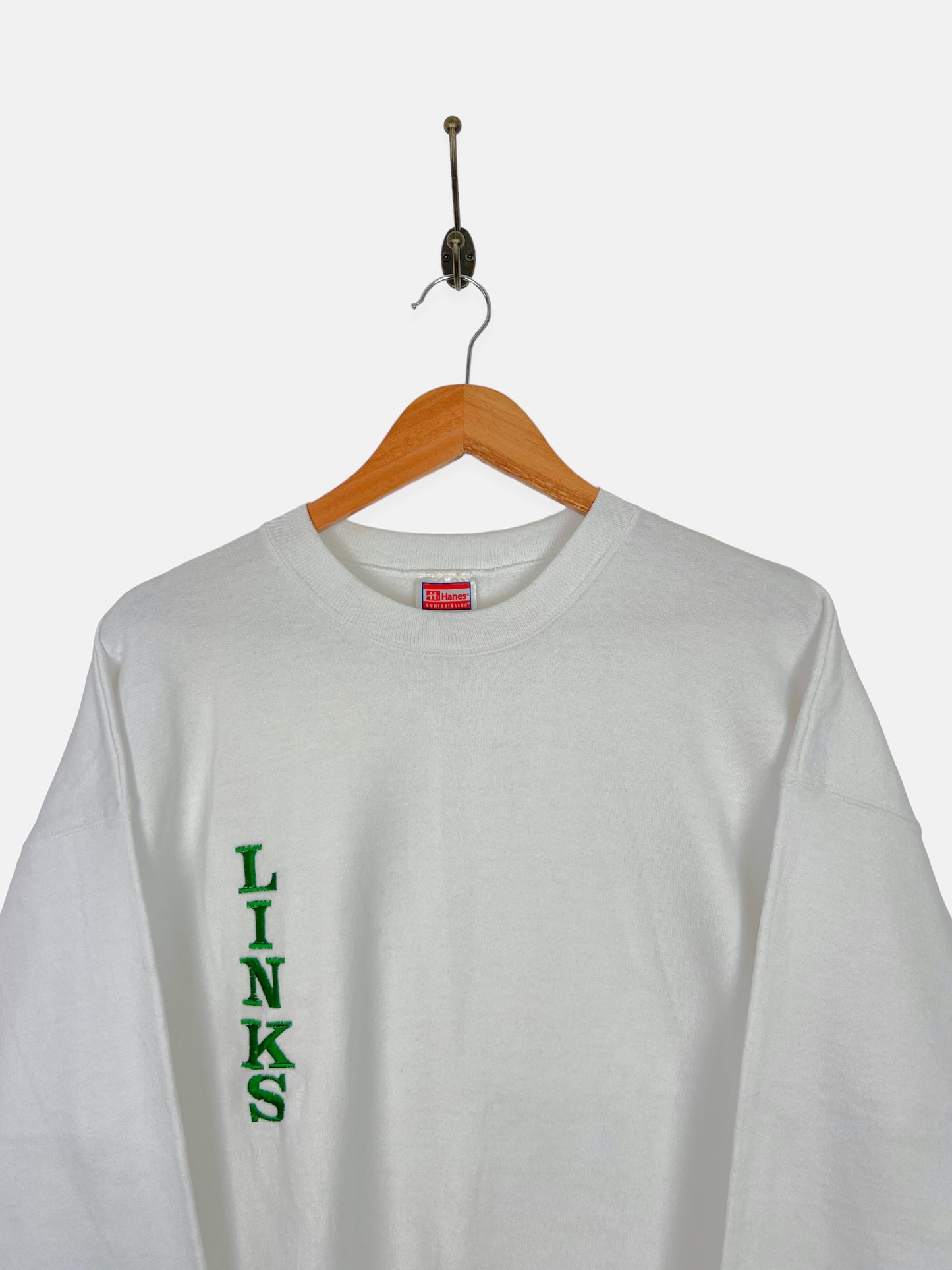 90's Golf Links Embroidered Vintage Sweatshirt Size L