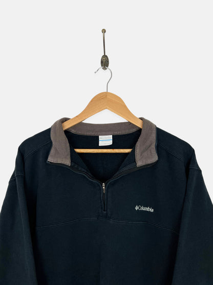 90's Columbia Embroidered Vintage Quarterzip Sweatshirt Size XL