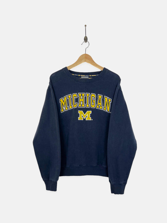 90's Michigan University Embroidered Vintage Sweatshirt Size 10-12