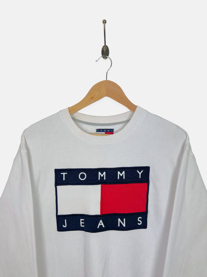 Tommy Hilfiger Jeans Embroidered Vintage Sweatshirt Size 8-10