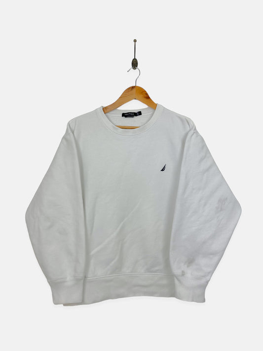 90's Nautica Embroidered Vintage Sweatshirt Size M