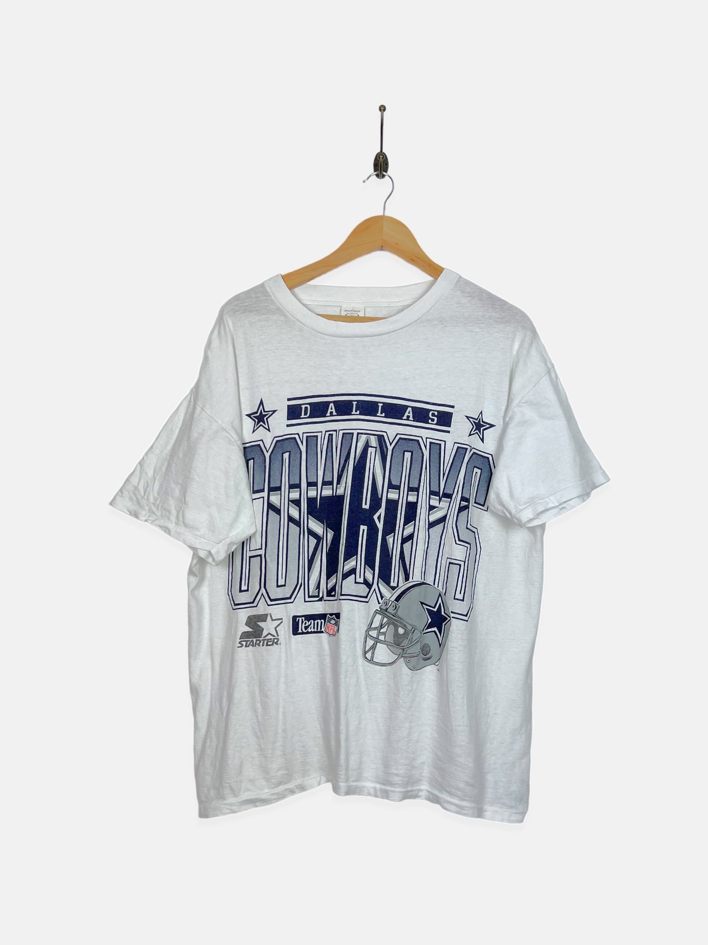 90's Dallas Cowboys Starter NFL USA Made Vintage T-Shirt Size L-XL