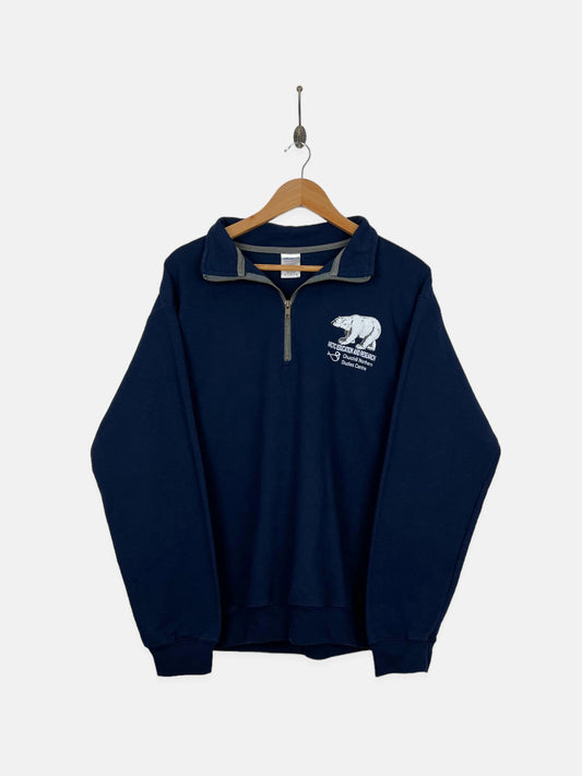 90's Arctic Education and Research Vintage Quarterzip Sweatshirt Size 12