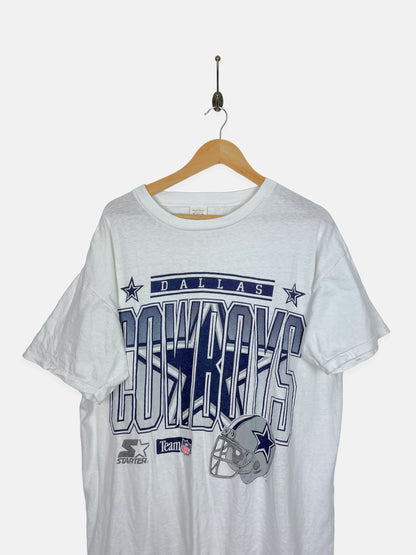 90's Dallas Cowboys Starter NFL USA Made Vintage T-Shirt Size L-XL