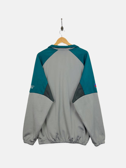 90's Miami Dolphins Reebok Embroidered Vintage Fleece Lined Jacket Size XL-2XL