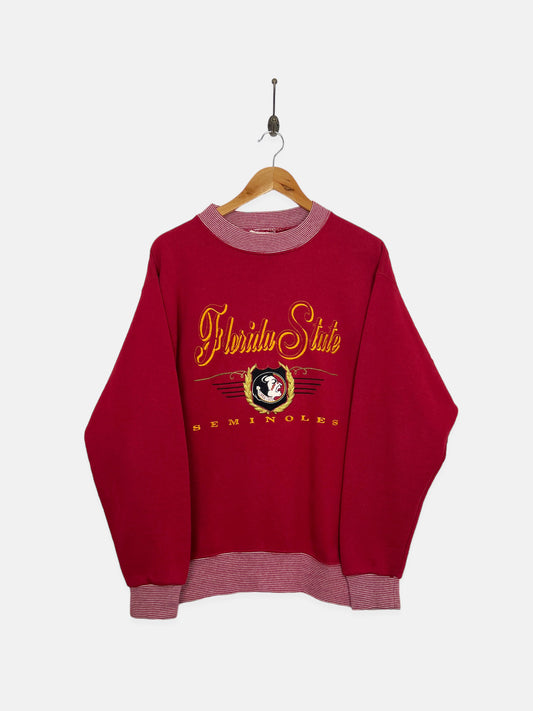 90's Florida State Seminoles USA Made Embroidered Vintage Sweatshirt Size 12