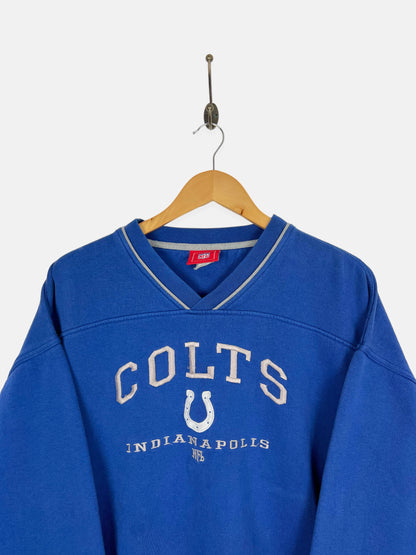 90's Indianapolis Colts NFL Embroidered Vintage Sweatshirt Size L-XL