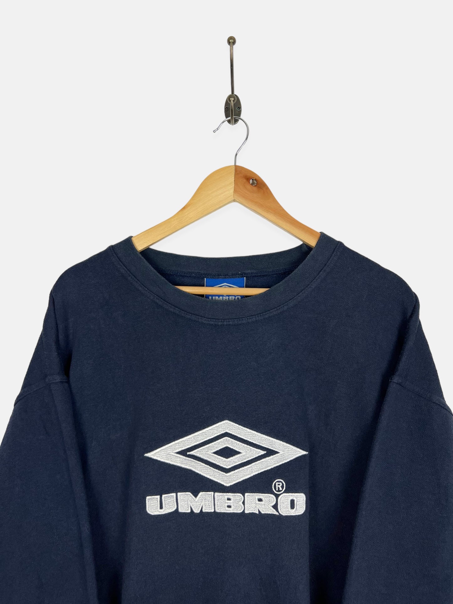 90's Umbro Embroidered Vintage Lightweight Sweatshirt Size M