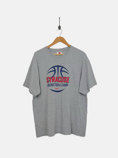 90's Nike Syracuse Basketball Camp Vintage T-Shirt Size M-L