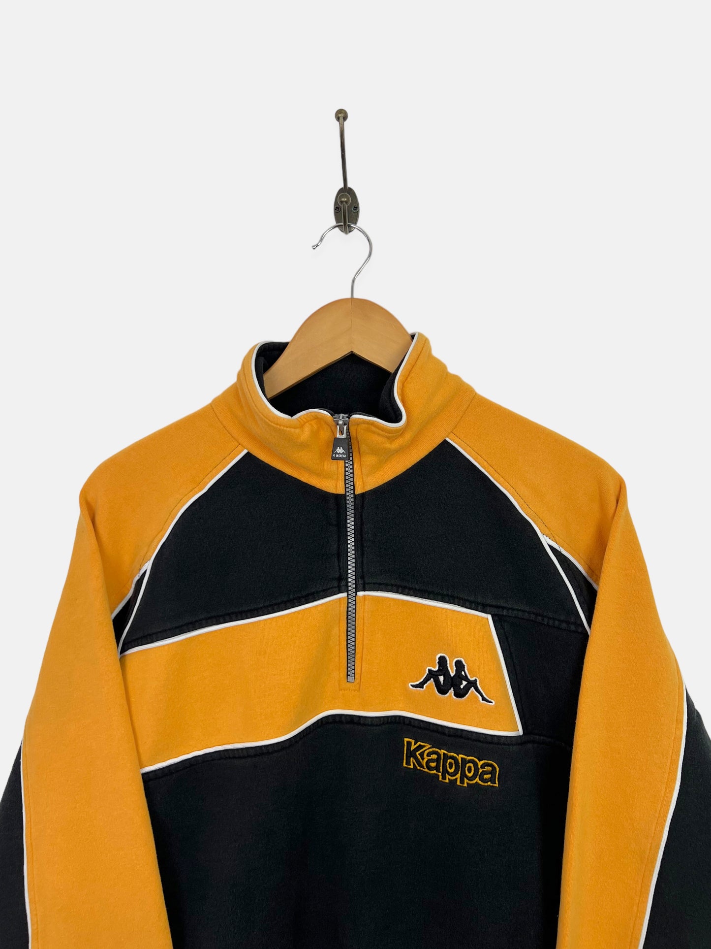 90's Kappa Embroidered Vintage Quarterzip Sweatshirt Size S-M
