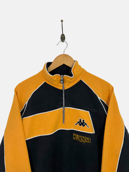 90's Kappa Embroidered Vintage Quarterzip Sweatshirt Size S-M