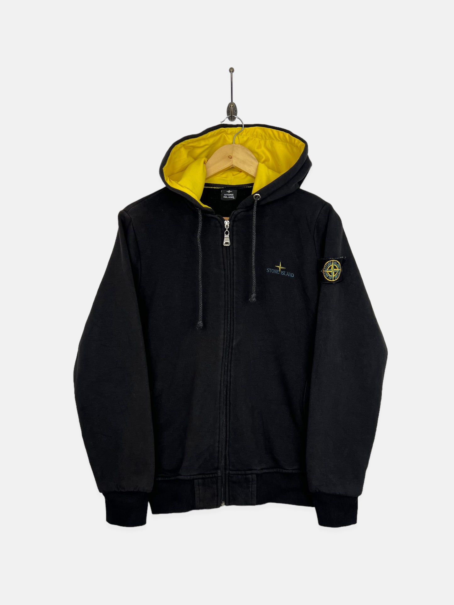 Stone Island Embroidered Vintage Zip-Up Hoodie Size 8