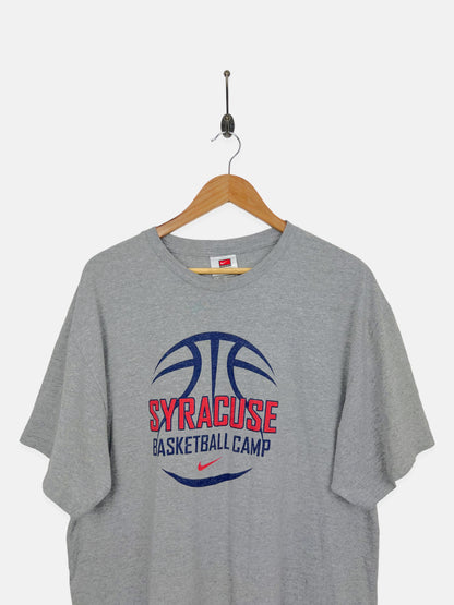 90's Nike Syracuse Basketball Camp Vintage T-Shirt Size M-L