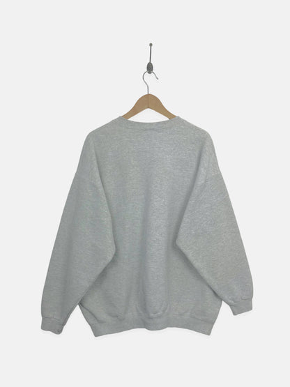 90's Detroit Red Wings NHL USA Made Embroidered Vintage Sweatshirt Size L-XL