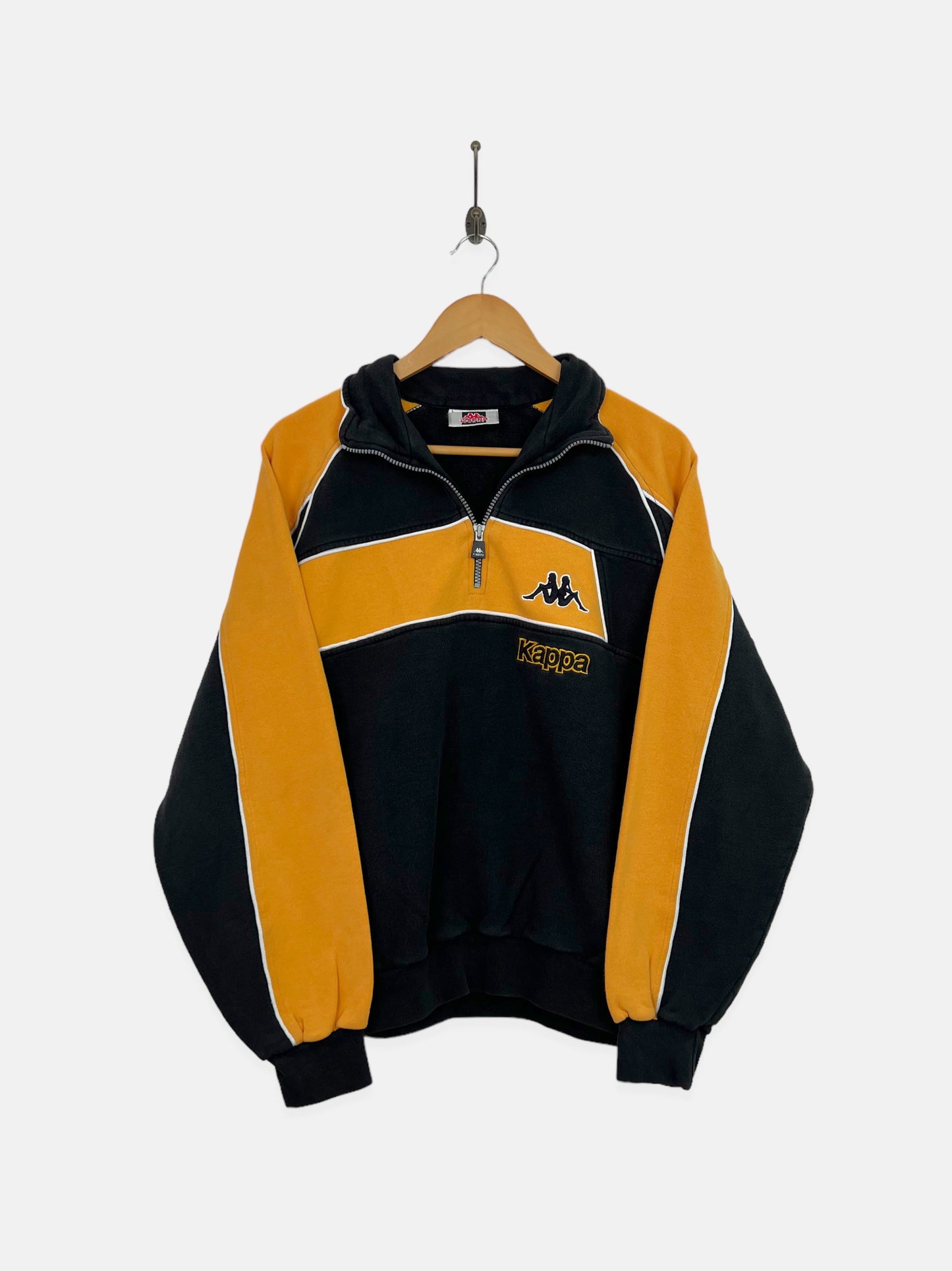 90's Kappa Embroidered Vintage Quarterzip Sweatshirt Size S-M
