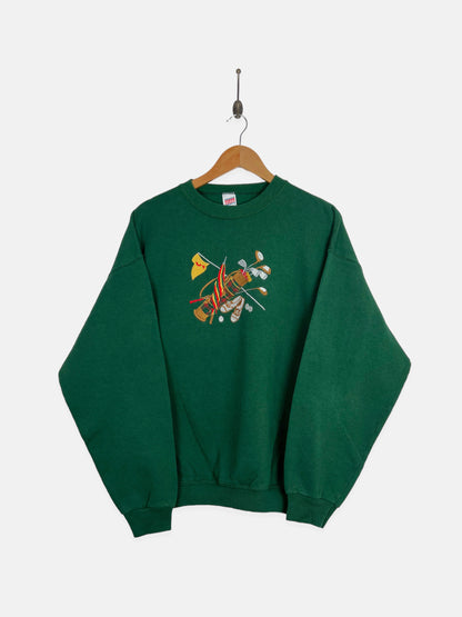 90's Golf USA Made Embroidered Vintage Sweatshirt Size M