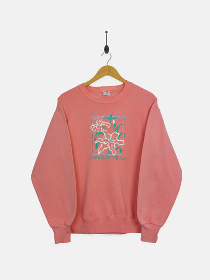 90's Carmel By The Sea USA Made Embroidered Vintage Sweatshirt Size 12