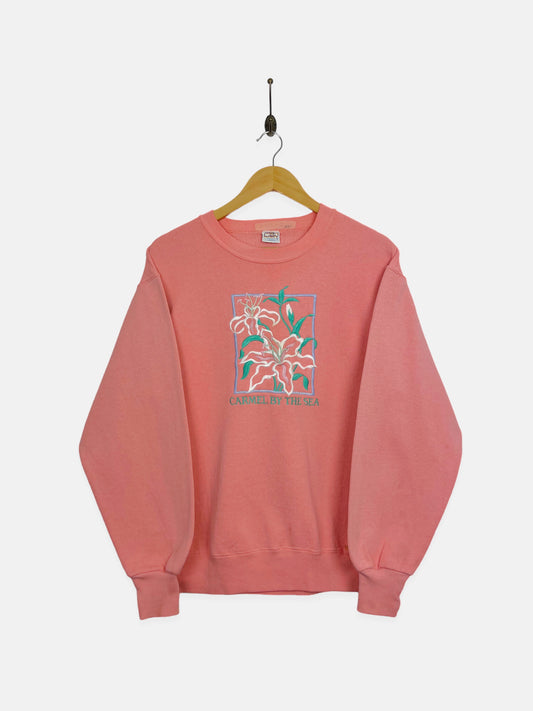 90's Carmel By The Sea USA Made Embroidered Vintage Sweatshirt Size 12