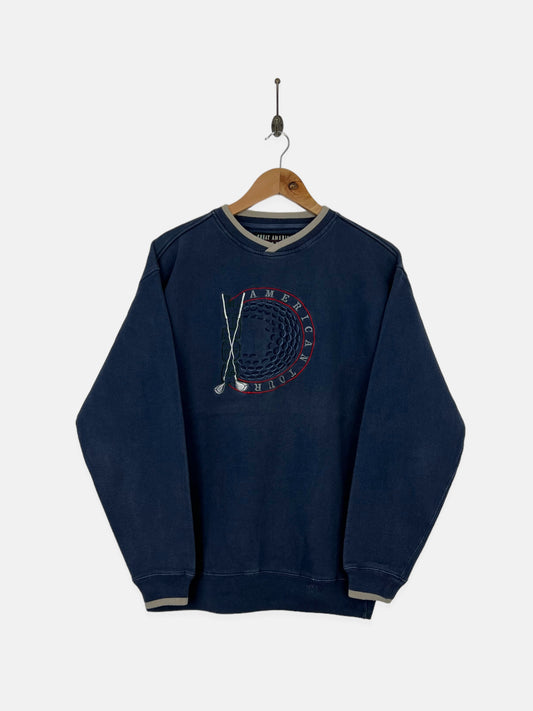 90's American Golf Tour Embroidered Vintage Sweatshirt Size 10-12