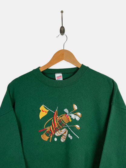 90's Golf USA Made Embroidered Vintage Sweatshirt Size M