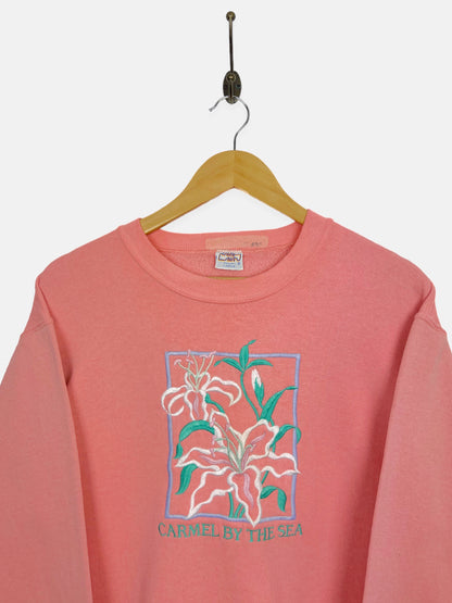 90's Carmel By The Sea USA Made Embroidered Vintage Sweatshirt Size 12