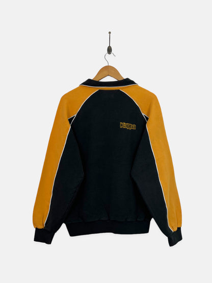 90's Kappa Embroidered Vintage Quarterzip Sweatshirt Size S-M
