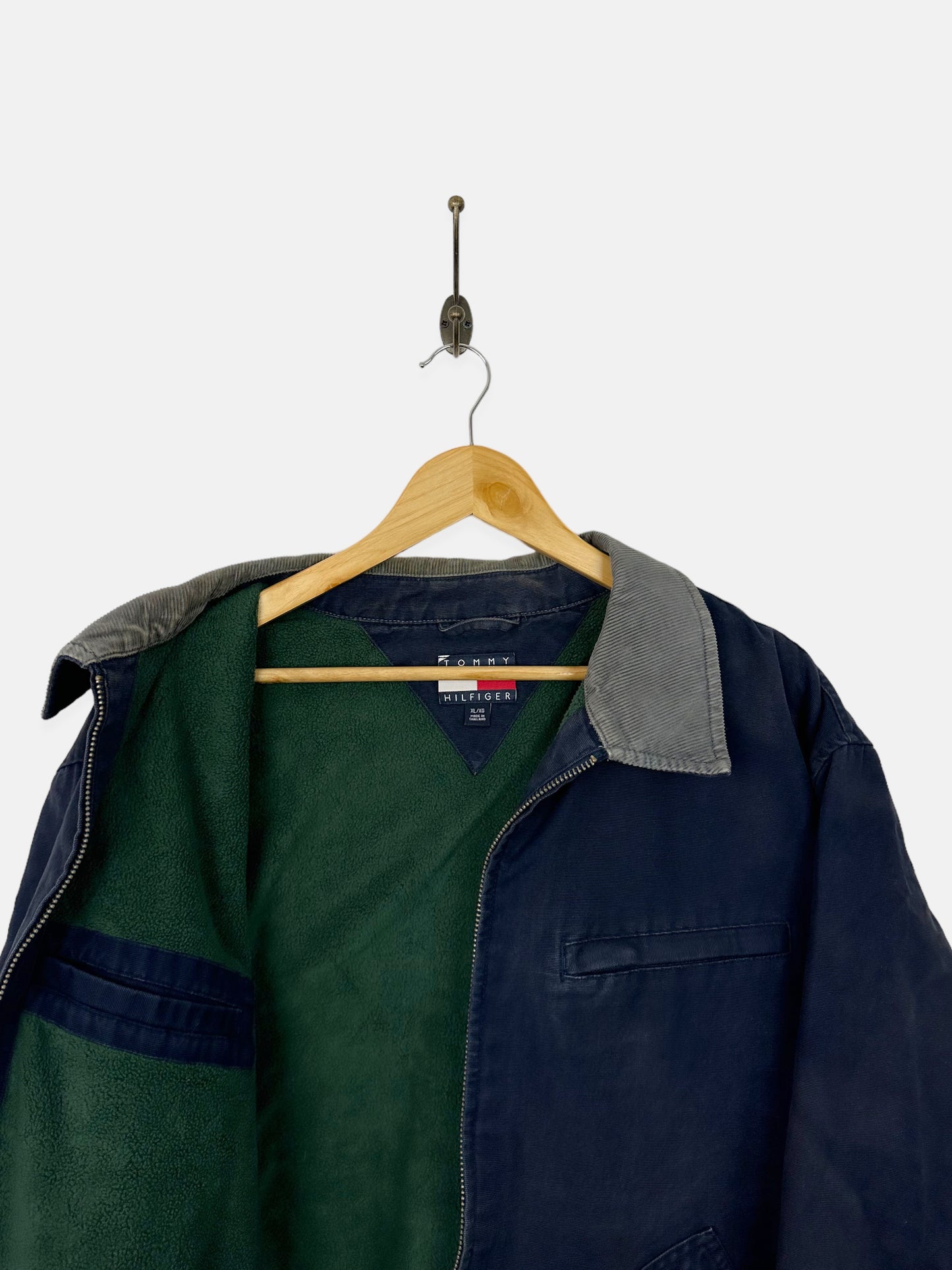 90's Tommy Hilfiger Heavy Duty Vintage Denim Jacket Size XL-2XL