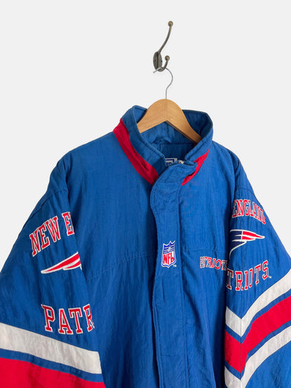 90's New England Patriots NFL Starter Embroidered Vintage Puffer Jacket Size XL-2XL