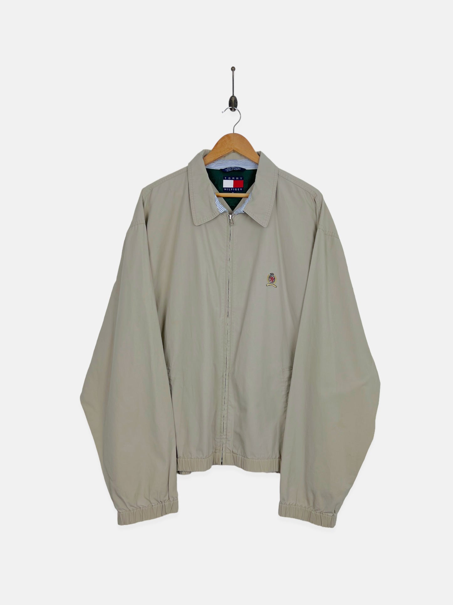90's Tommy Hilfiger Embroidered Light Jacket Size XL