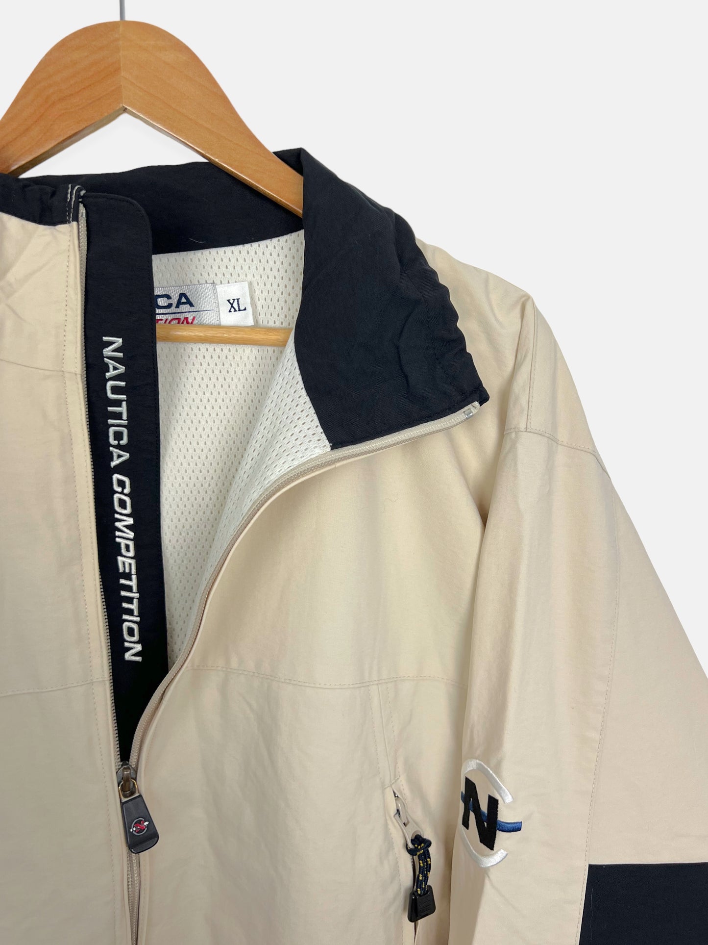 90'a Nautica Competition Embroidered Vintage Jacket Size L-XL