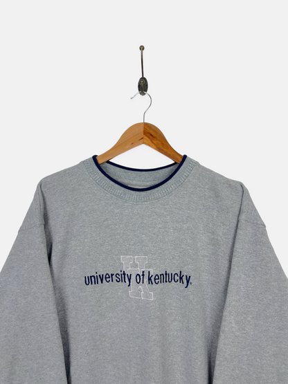 90's Kentucky University Embroidered Vintage Sweatshirt Size M-L