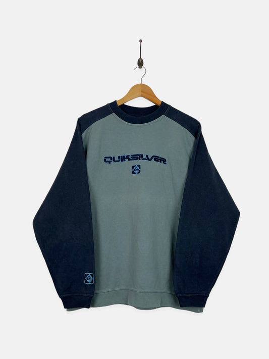 90's Quiksilver Embroidered Vintage Sweatshirt Size M