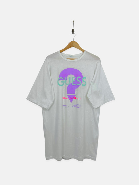 90's Guess USA Made Vintage Lightweight T-Shirt Size XL 'One Size'