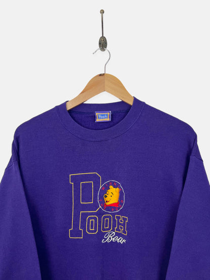 90's Disney Winnie The Pooh Embroidered Vintage Sweatshirt Size 10-12