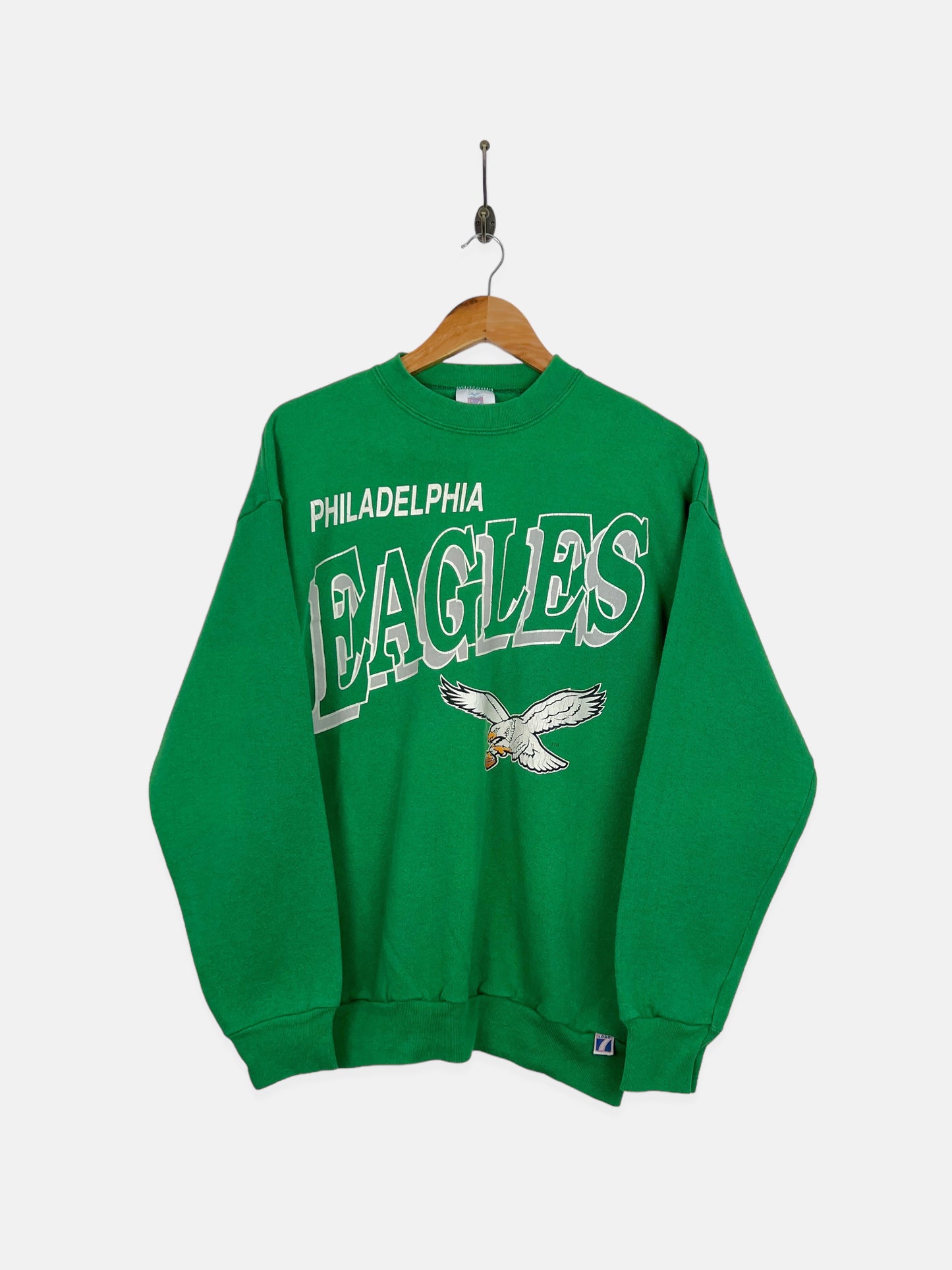 90's Philadelphia Eagles NFL USA Made Vintage Sweatshirt Size M