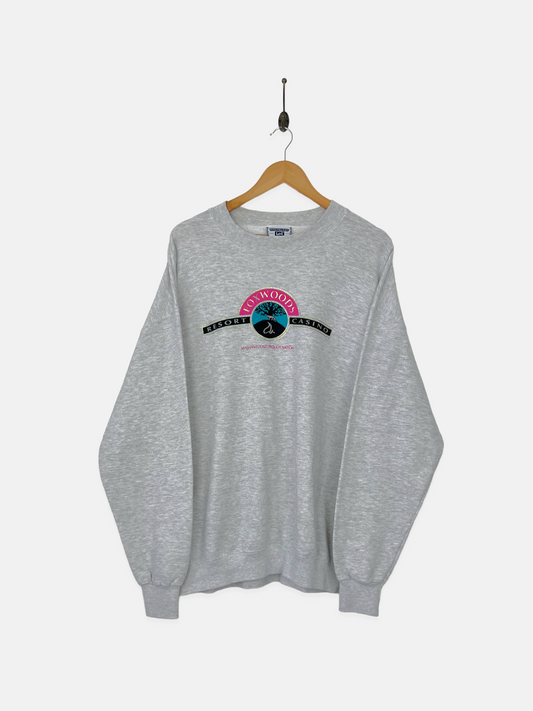 90's Foxwoods Resort & Casino USA Made Vintage Sweatshirt Size XL