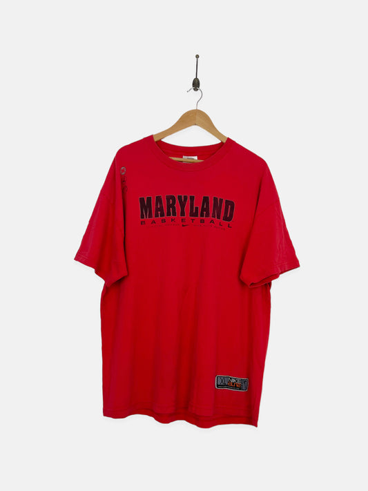 90's Nike Maryland Basketball Vintage T-Shirt Size XL-2XL