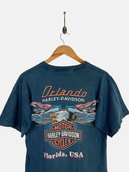 90's Harley Davidson Florida USA Made Vintage T-Shirt Size 10-12