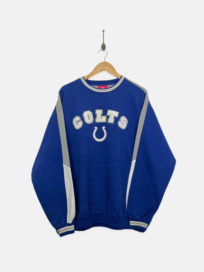 90's Indianapolis Colts NFL Embroidered Vintage Sweatshirt Size XL