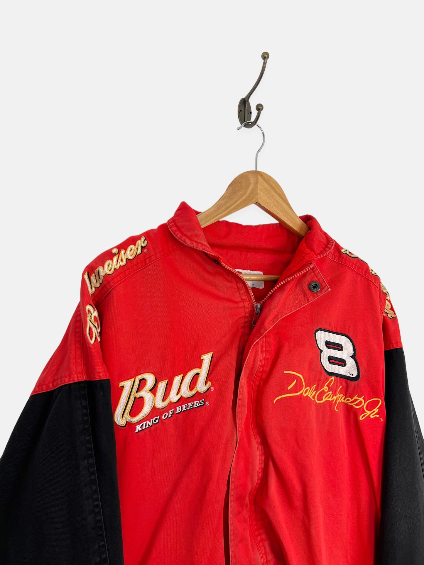 90's NASCAR Dale Earnhardt Jr Embroidered Vintage Racing Jacket Size 16