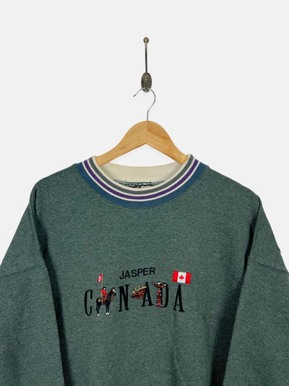 90's Jasper Canada Made Embroidered Vintage Sweatshirt Size 12