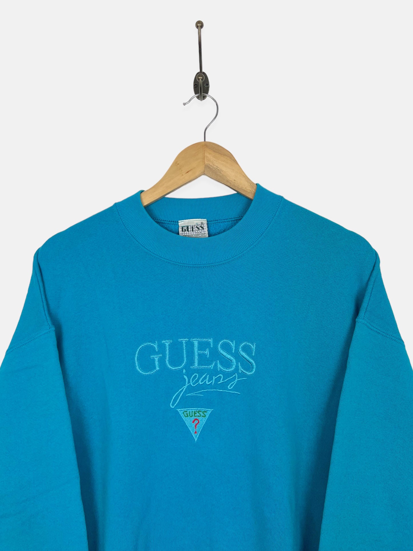90's Guess Jeans USA Made Embroidered Vintage Sweatshirt Size M