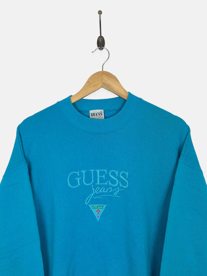 90's Guess Jeans USA Made Embroidered Vintage Sweatshirt Size M