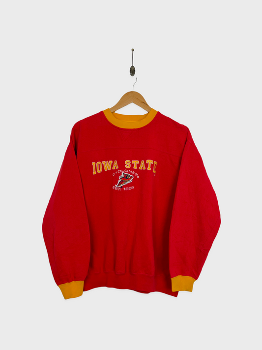 90's Iowa Cyclones Embroidered Vintage Sweatshirt Size 10-12