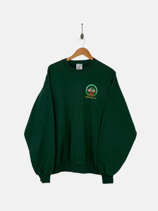 90's Cleveland Ohio Embroidered Vintage Sweatshirt Size XL
