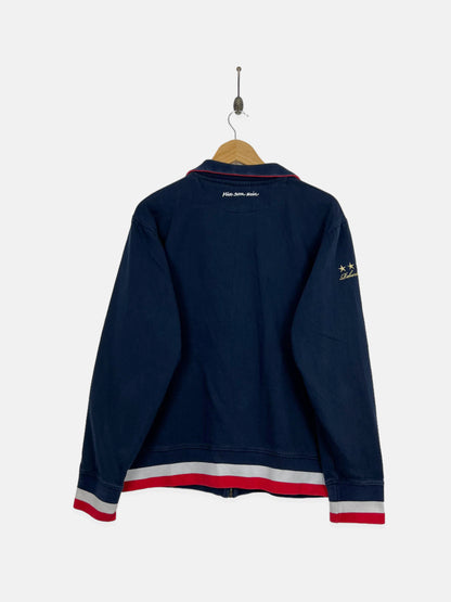 90's Bayern Munich Embroidered Vintage Zip-Up Sweatshirt/Jacket Size M-L