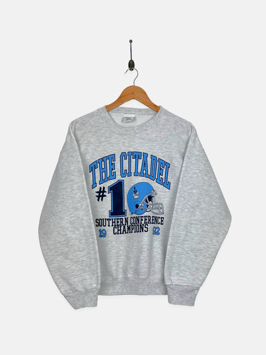 1992 Citadel Bulldogs USA Made Vintage Sweatshirt Size 8-10